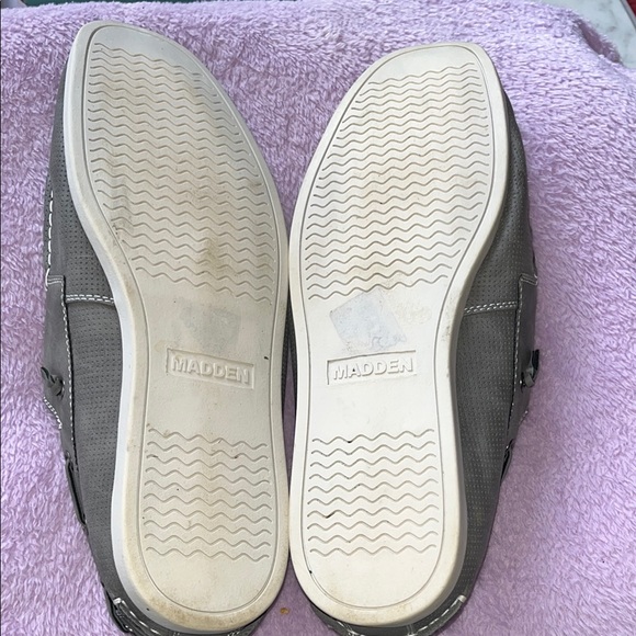 Gray Madden Boat Shoes Suede Material - Picture 7 of 8